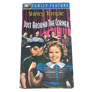 5/$25 Vintage Shirley Temple Just Around The Corner VHS 20th Century Fox 1938